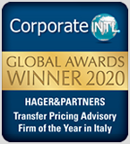 AWARD 2020: Transfer Pricing Advisory Firm of the Year - Italy